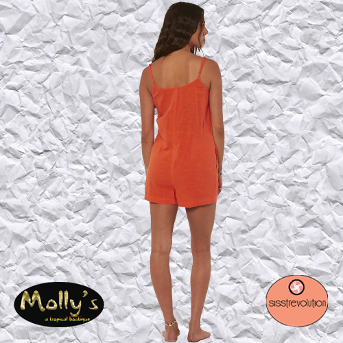 Paddle Out S/L Woven Romper - Choose from 2 Colors